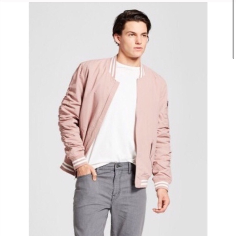 Mauve bomber jacket